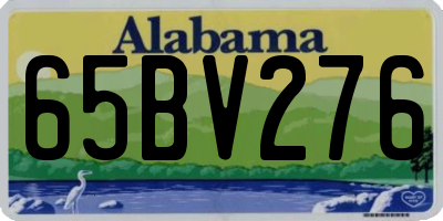 AL license plate 65BV276