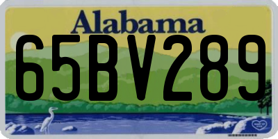 AL license plate 65BV289