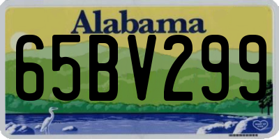 AL license plate 65BV299