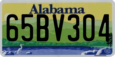 AL license plate 65BV304