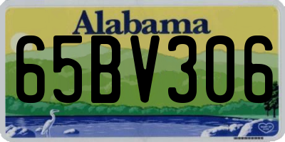 AL license plate 65BV306