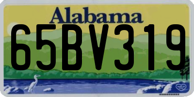 AL license plate 65BV319