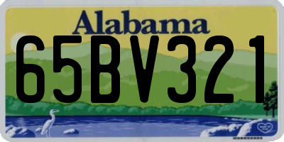 AL license plate 65BV321