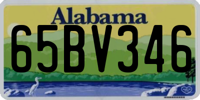 AL license plate 65BV346