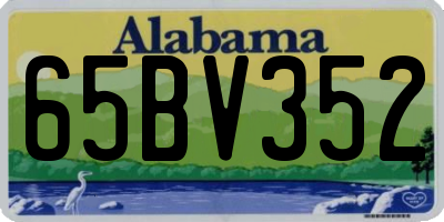 AL license plate 65BV352