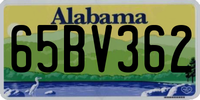 AL license plate 65BV362