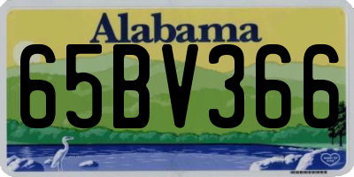 AL license plate 65BV366