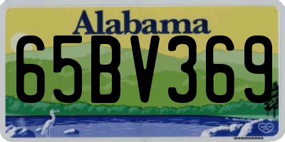 AL license plate 65BV369