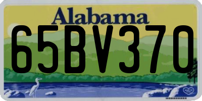 AL license plate 65BV370