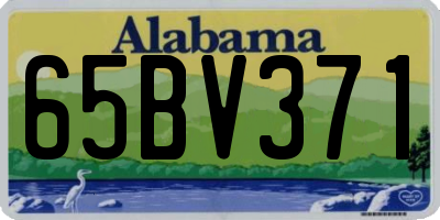 AL license plate 65BV371