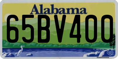 AL license plate 65BV400
