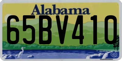 AL license plate 65BV410