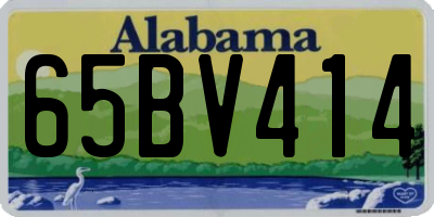AL license plate 65BV414