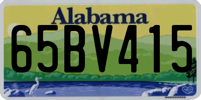 AL license plate 65BV415