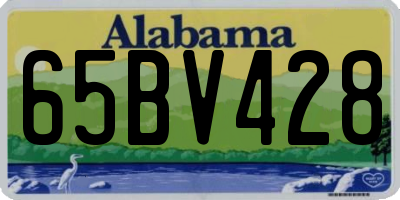 AL license plate 65BV428