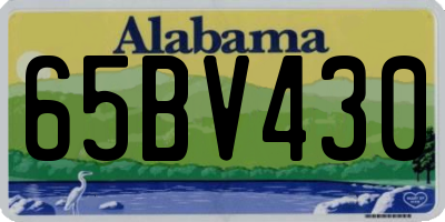 AL license plate 65BV430