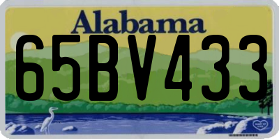 AL license plate 65BV433