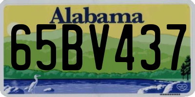 AL license plate 65BV437