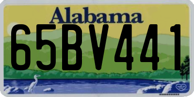 AL license plate 65BV441