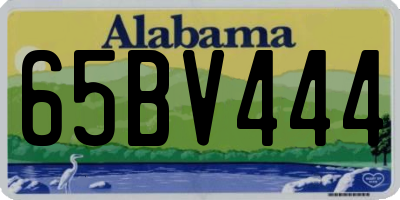 AL license plate 65BV444
