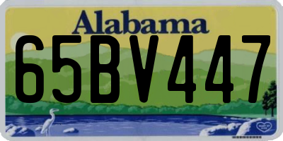AL license plate 65BV447