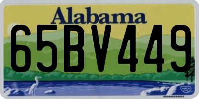 AL license plate 65BV449