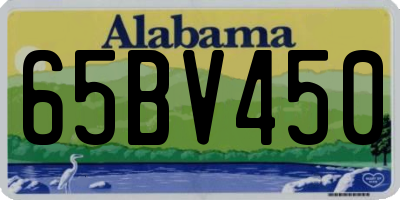 AL license plate 65BV450