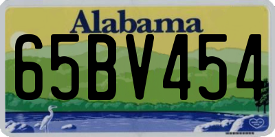 AL license plate 65BV454