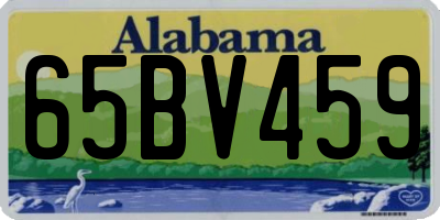 AL license plate 65BV459