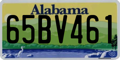 AL license plate 65BV461