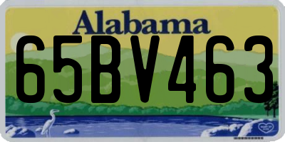 AL license plate 65BV463