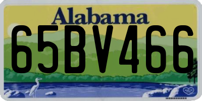 AL license plate 65BV466