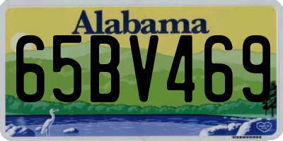 AL license plate 65BV469