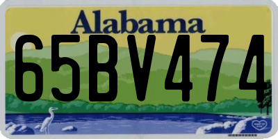 AL license plate 65BV474