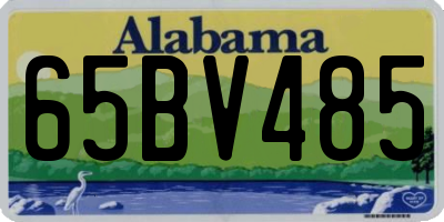AL license plate 65BV485