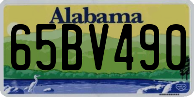 AL license plate 65BV490