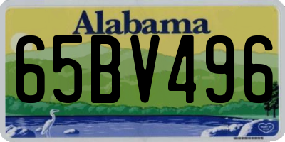 AL license plate 65BV496