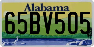 AL license plate 65BV505