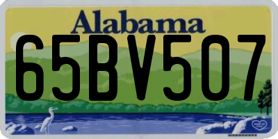 AL license plate 65BV507