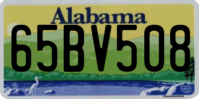 AL license plate 65BV508