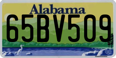 AL license plate 65BV509