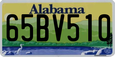 AL license plate 65BV510