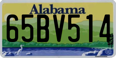 AL license plate 65BV514