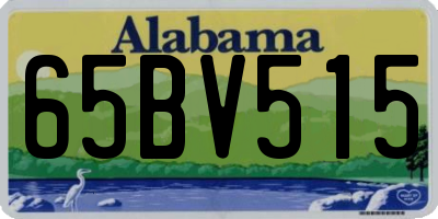 AL license plate 65BV515