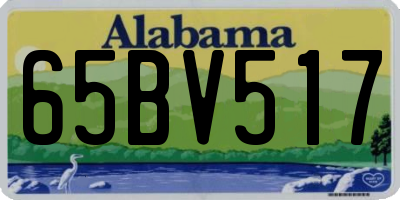 AL license plate 65BV517