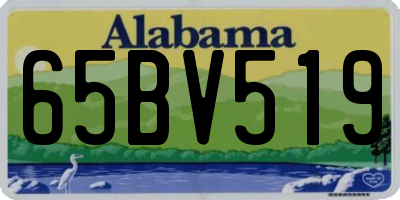 AL license plate 65BV519