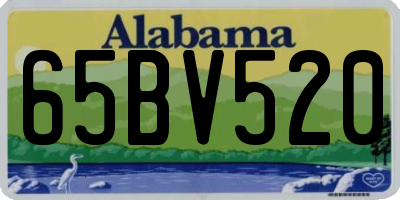 AL license plate 65BV520