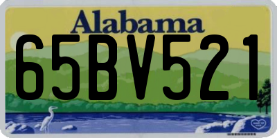 AL license plate 65BV521