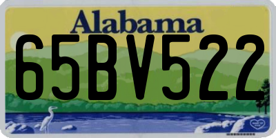 AL license plate 65BV522