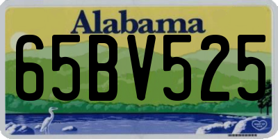 AL license plate 65BV525